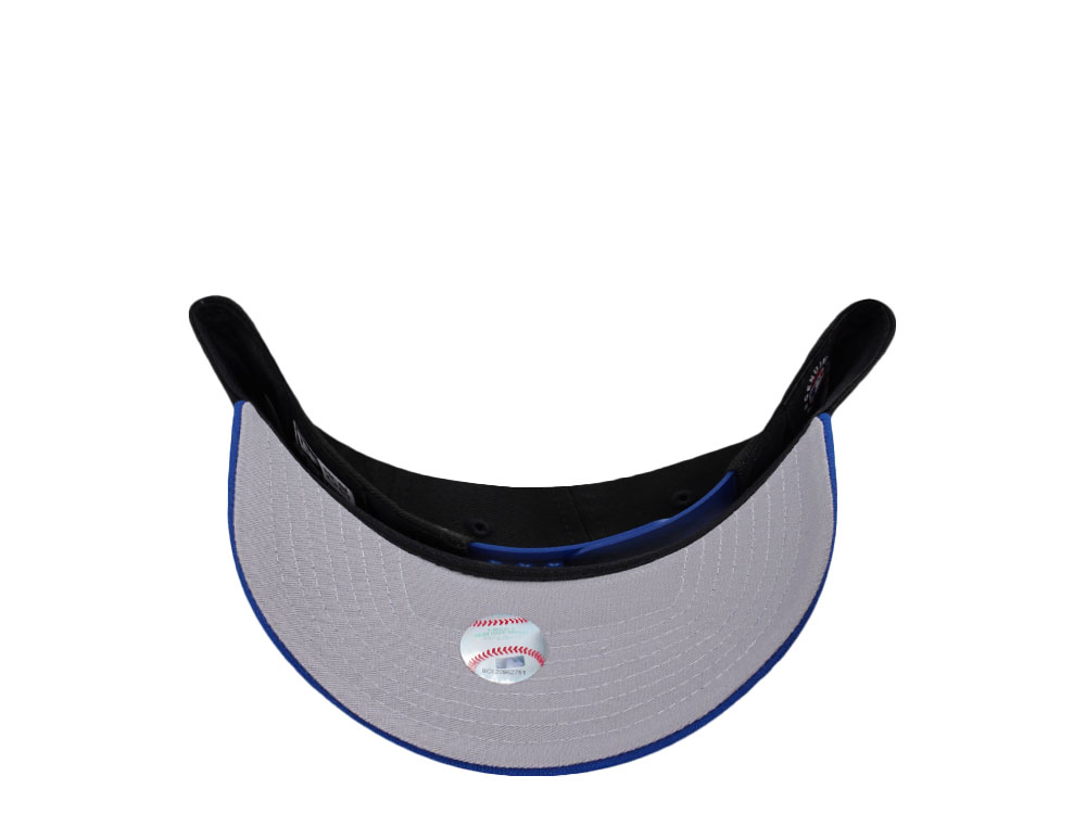 New Era New York Mets 60th Anniversary  Black Two Tone Edition 9Forty A Frame Snapback Gorra