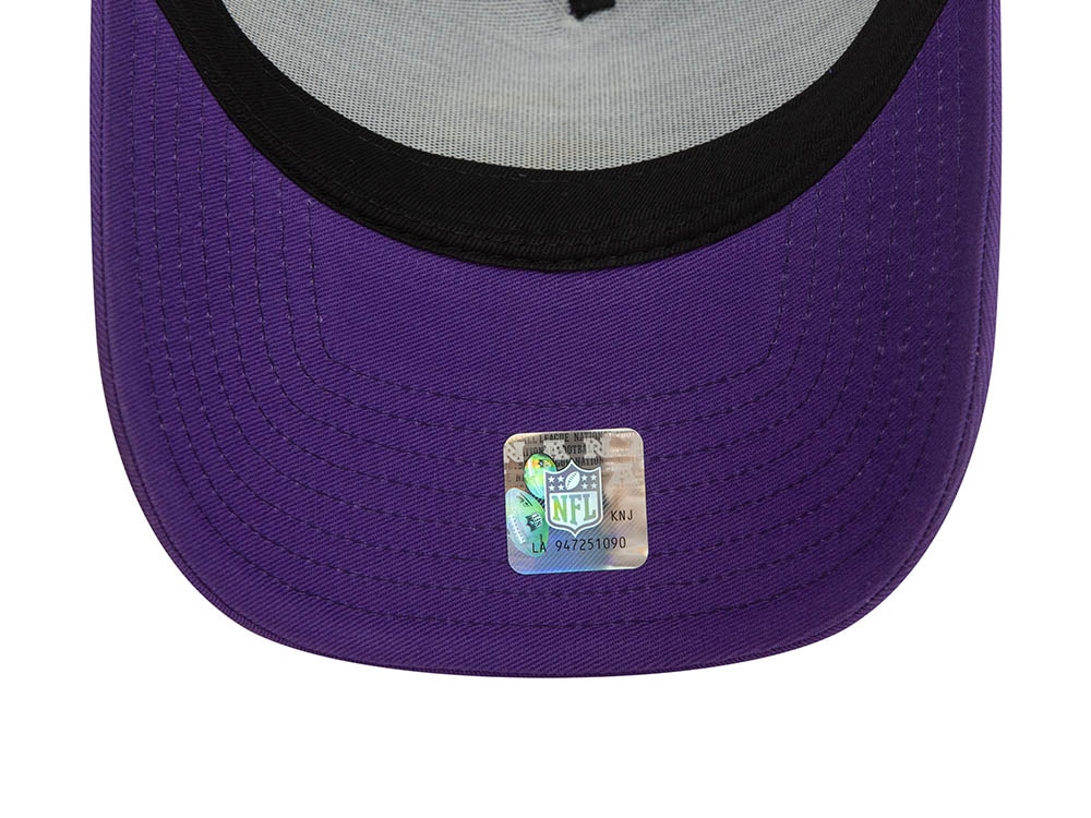 New Era Minnesota Vikings Purple A Frame Snapback Gorra