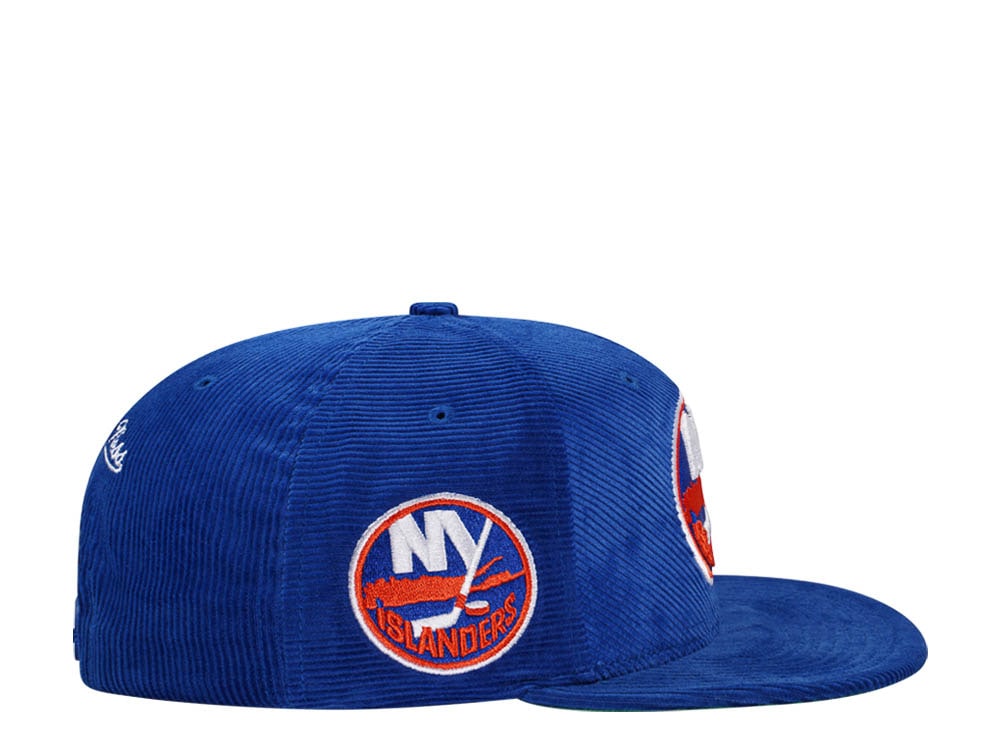 Mitchell & Ness New York Islanders Blue Cord Throwback Snapback Gorra