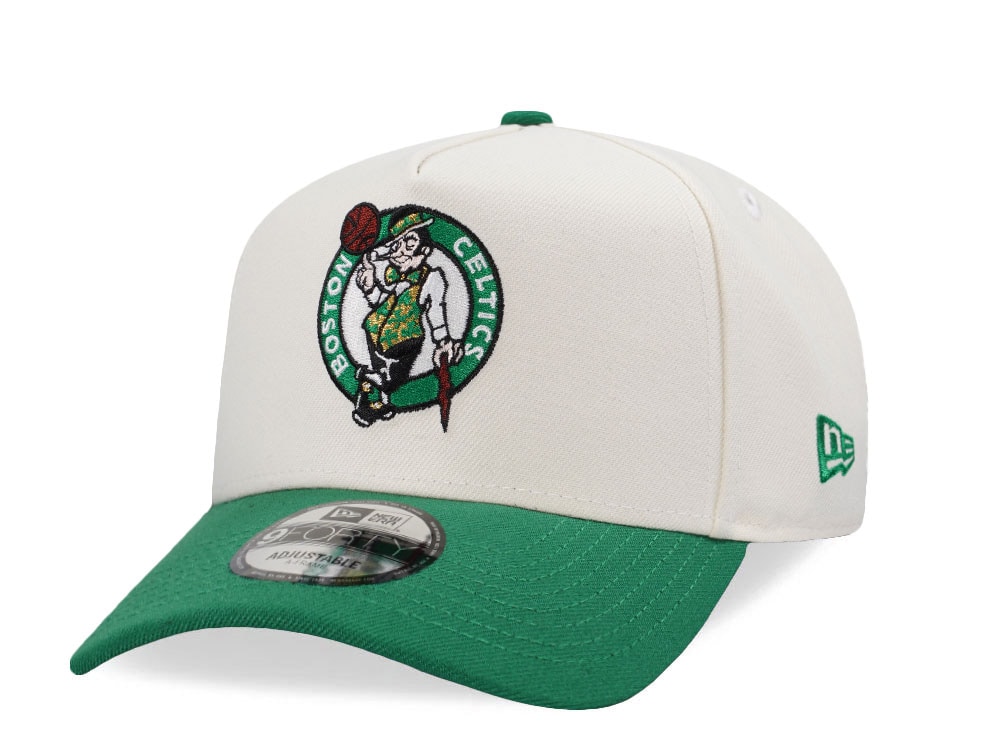 New Era Boston Celtics Classic Chrome Two Tone Edition 9Forty A Frame Snapback Gorra