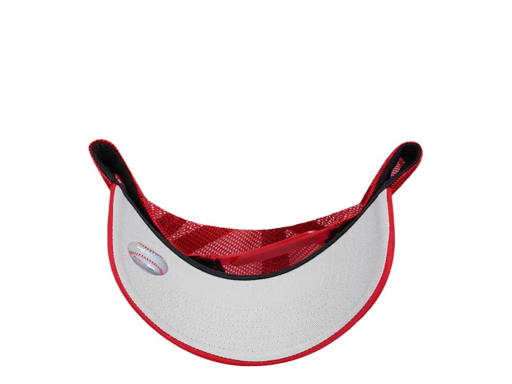 47Brand Cincinnati Reds BCPTN World Series Red Foam Champ Offside Trucker Snapback Gorra