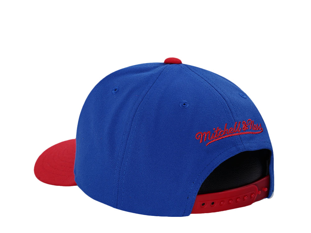 Mitchell & Ness Denver Nuggets Hardwood Classic Pro Crown Fit Blue Snapback Gorra
