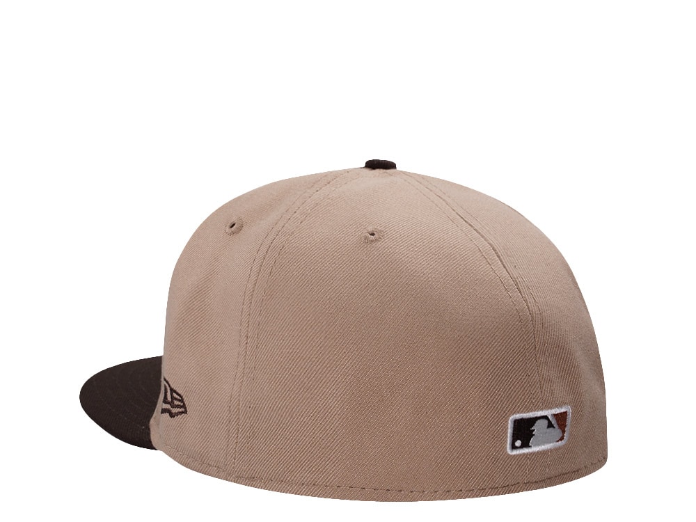 New Era Los Angeles Dodgers Back to Back Champions Camel Prime Edition 59Fifty Fitted Gorra