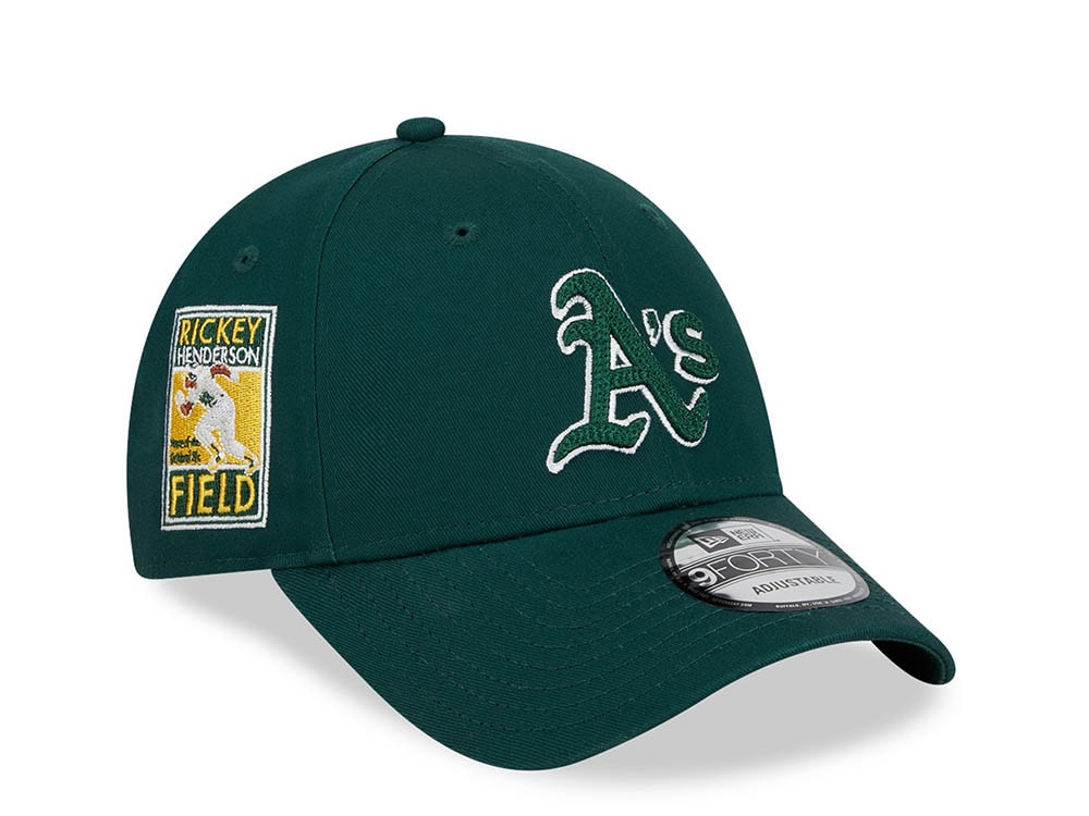 New Era Oakland Athletics Traditions Dark Green 9Forty Strapback Gorra