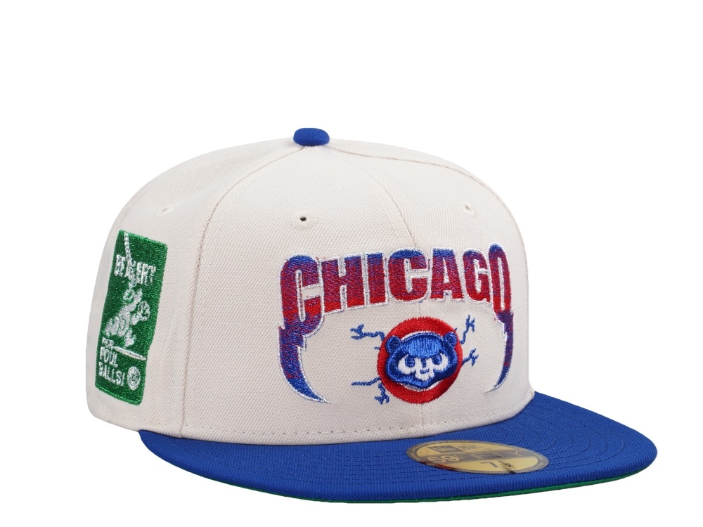 New Era Chicago Cubs Be Alert Light Cream Two Tone Edition 59Fifty Fitted Gorra