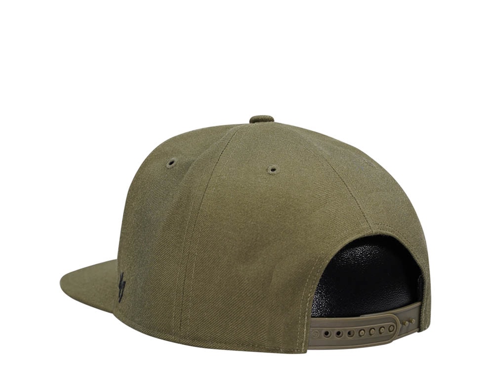 47Brand Los Angeles Dodgers Sandalwood Ballpark Camo Captain MVP Snapback Gorra