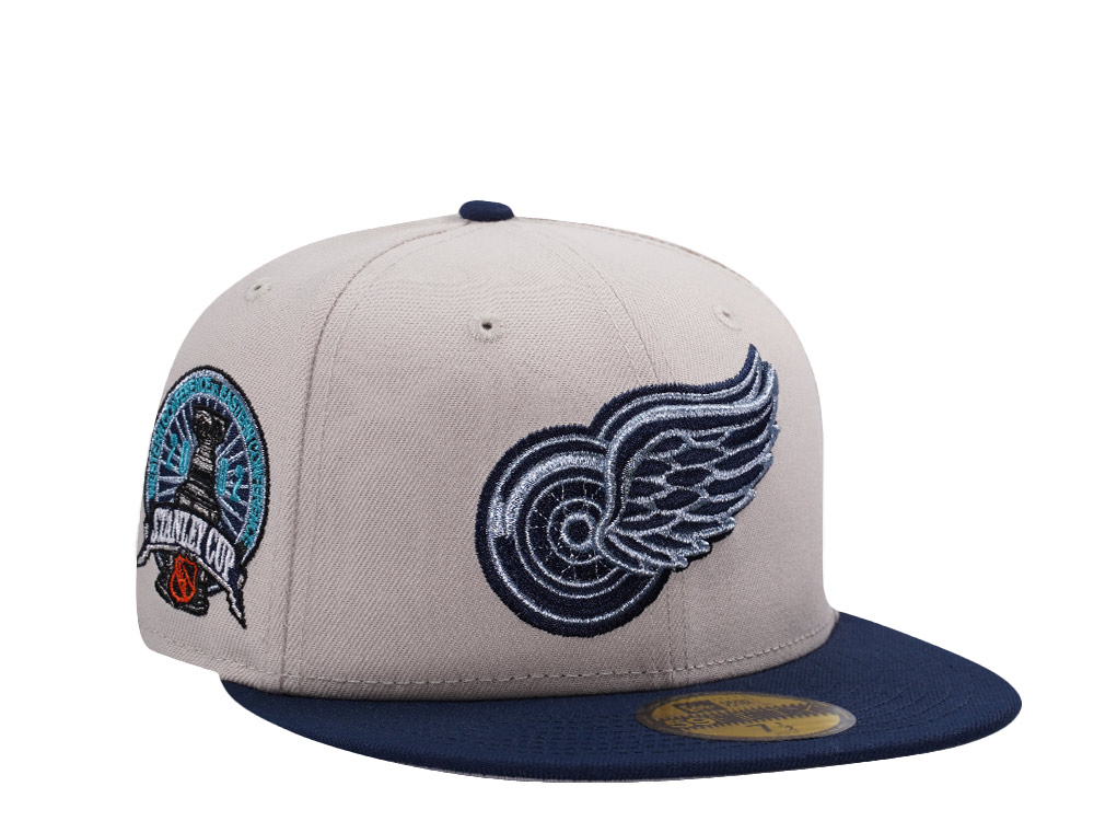 New Era Detroit Red Wings Stanley Cup 2002 Stone Two Tone Edition 59Fifty Fitted Gorra