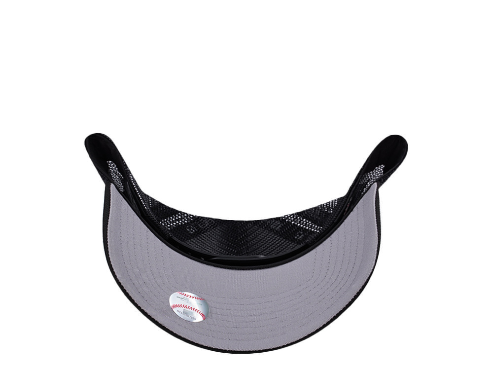 New Era Chicago White Sox Micro Logo Black Edition 9Forty A Frame Trucker Snapback Gorra