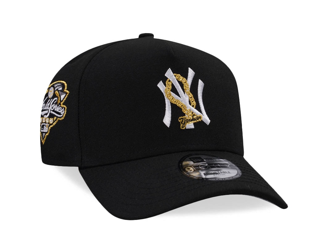 New Era New York Yankees World Series 2000 Gold Chain Edition 9Forty A Frame Snapback Gorra