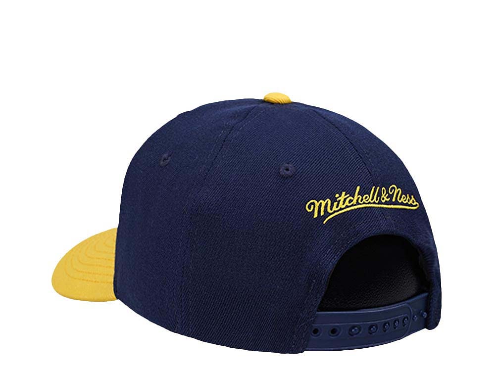 Mitchell & Ness Indiana Pacers Team Two Tone 2.0 Hardwood Classic Red Flex Snapback Gorra