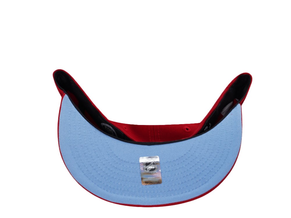New Era Chicago Blackhawks Stanley Cup 2010 Scarlet Metallic Edition 59Fifty Fitted Gorra