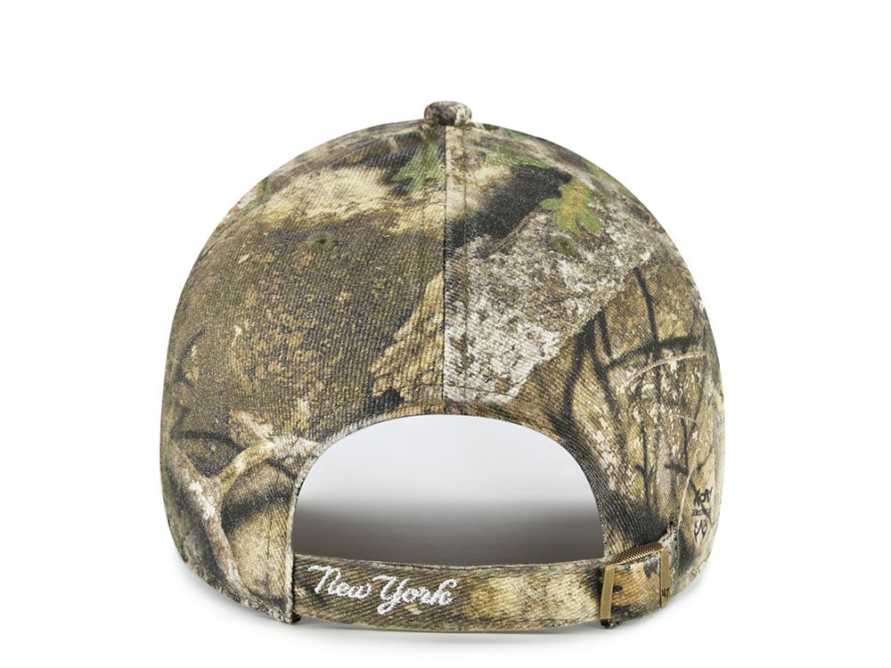 47 Brand New York Yankees Realtree Clean Up Strapback Gorra