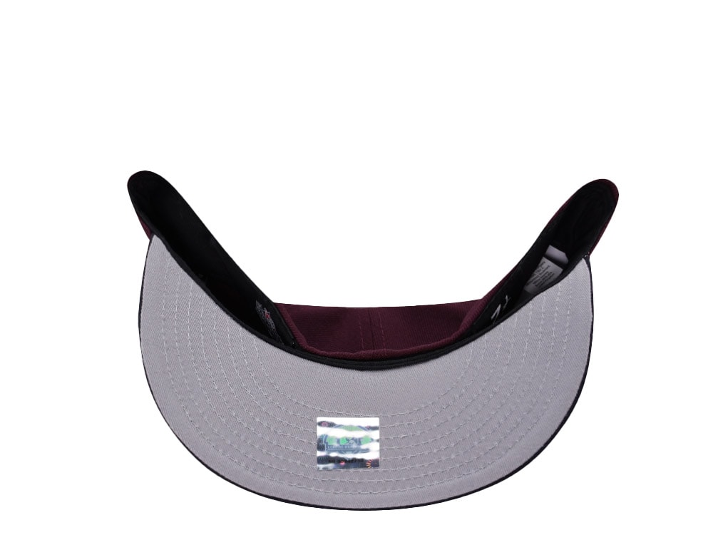 New Era Daytona Tortugas Maroon Two Tone Edition 59Fifty Fitted Gorra