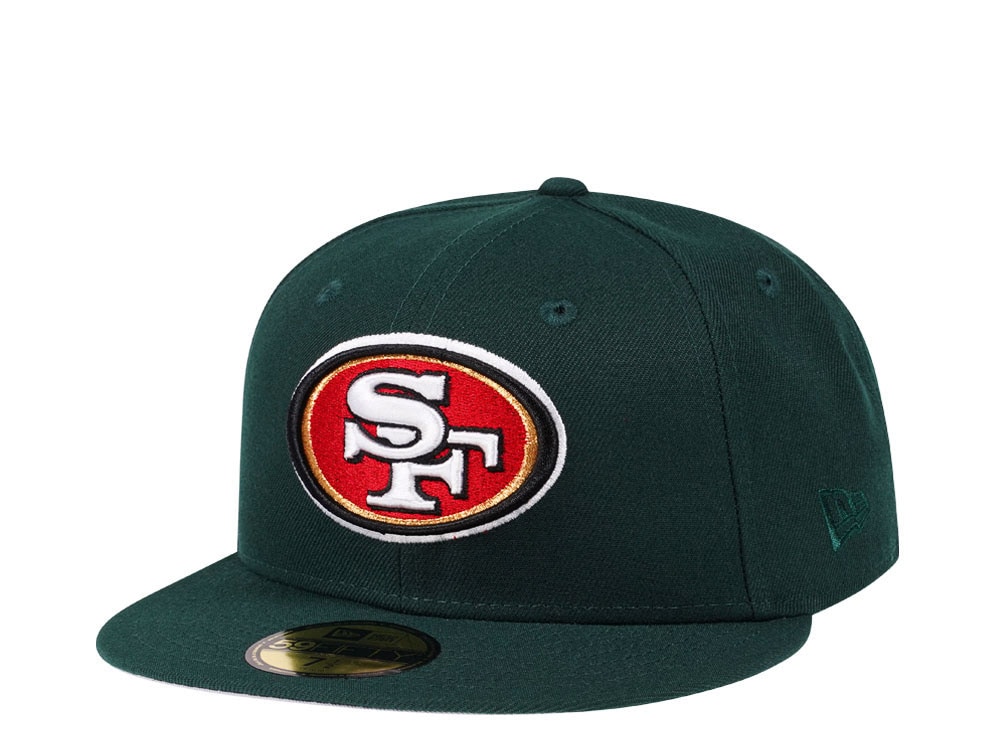 New Era San Francisco 49ers Dark Green Edition 59Fifty Fitted Gorra