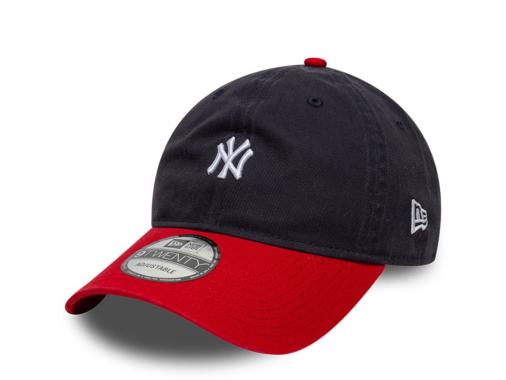New Era New York Yankees Washed Mini Logo Two Tone 9Twenty Strapback Gorra