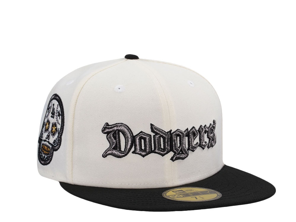 New Era Los Angeles Dodgers Skull Chrome Two Tone Edition 59Fifty Fitted Gorra