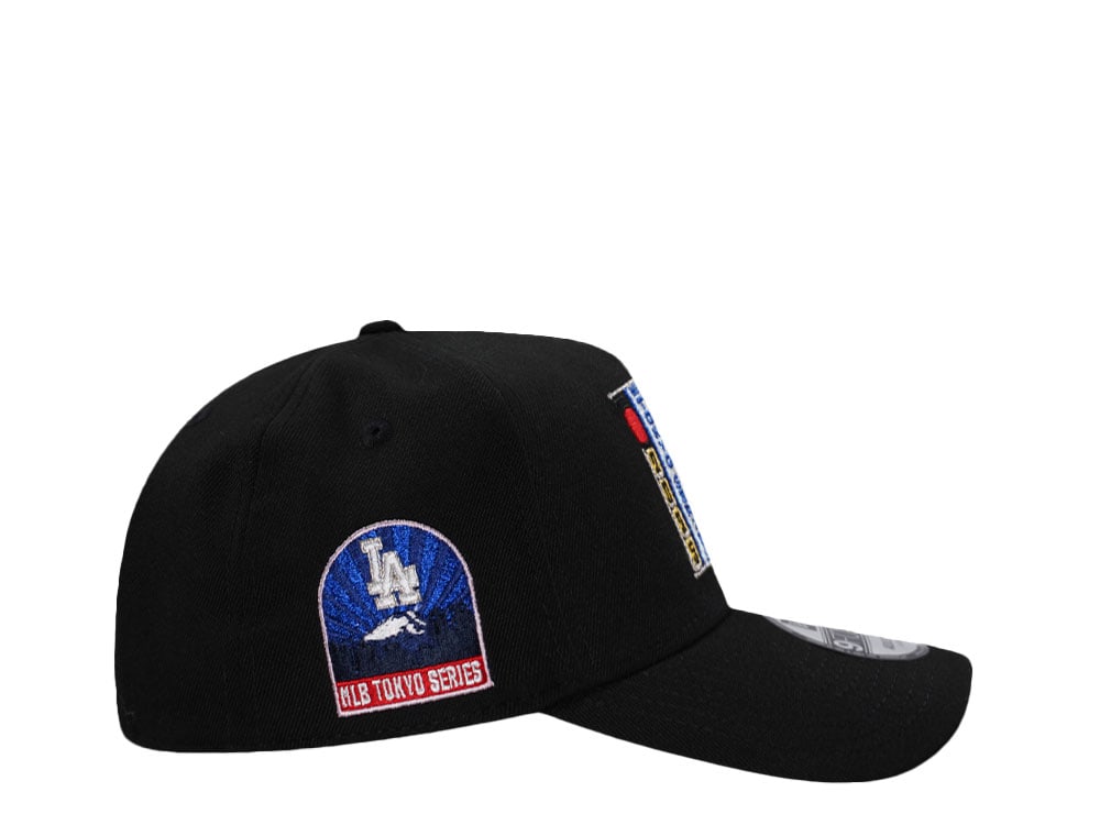 New Era Los Angeles Dodgers Sakura Bloom Black Edition 9Forty A Frame Snapback Gorra