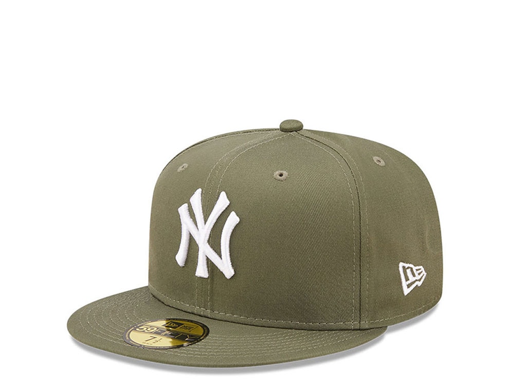 New Era New York Yankees Plain Olive Prime Edition 59Fifty Fitted Gorra