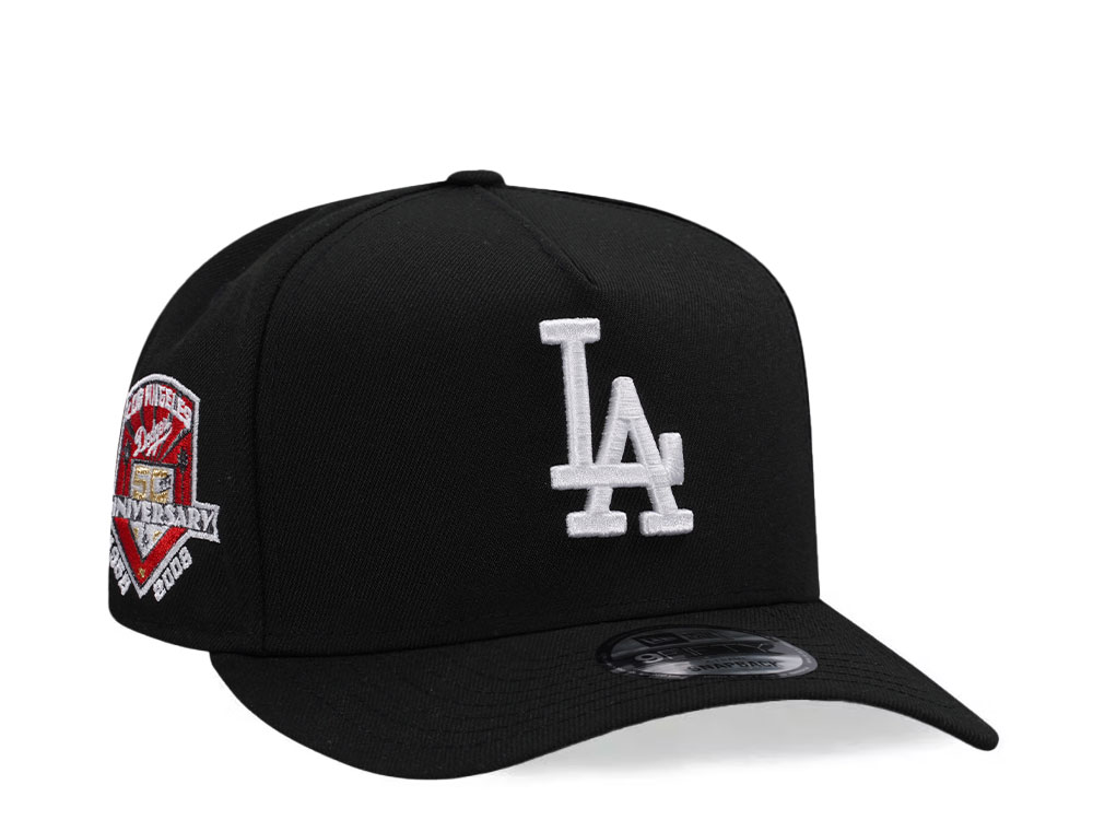 New Era Los Angeles 50th Anniversary Black Edition 9Fifty A Frame Snapback Gorra