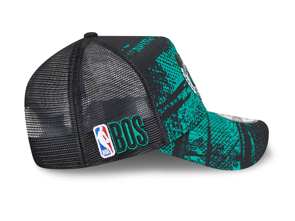 New Era Boston Celtics NBA Tip Off 2024 Trucker 9Forty A Frame Snapback Gorra