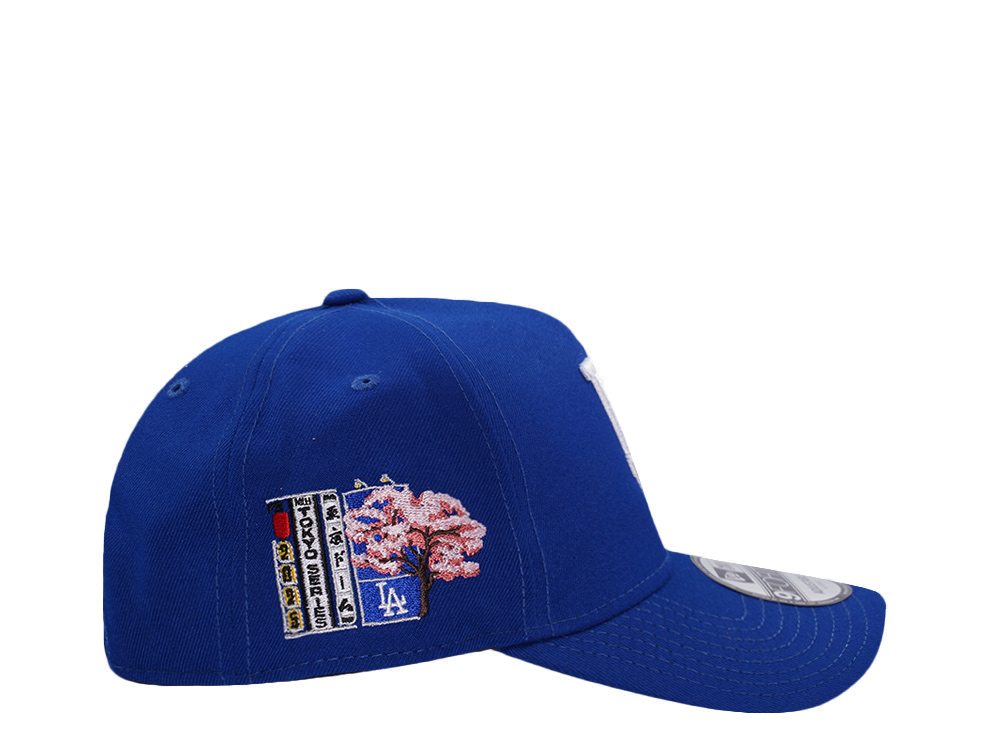 New Era Los Angeles Dodgers Tokyo Series Cat Royal Blue Prime Edition 9Forty A Frame Snapback Gorra