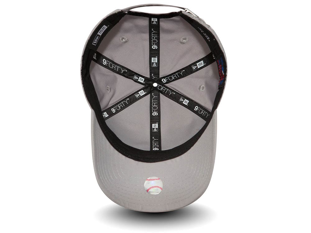 New Era New York Yankees Gray Flawless 9Forty Strapback Gorra