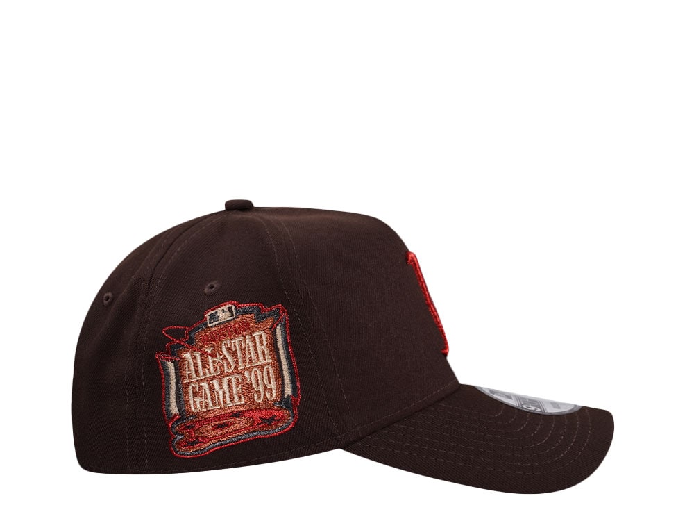 New Era Boston Red Sox All Star Game 1999 Brown Burnt Edition 9Forty Snapback Gorra