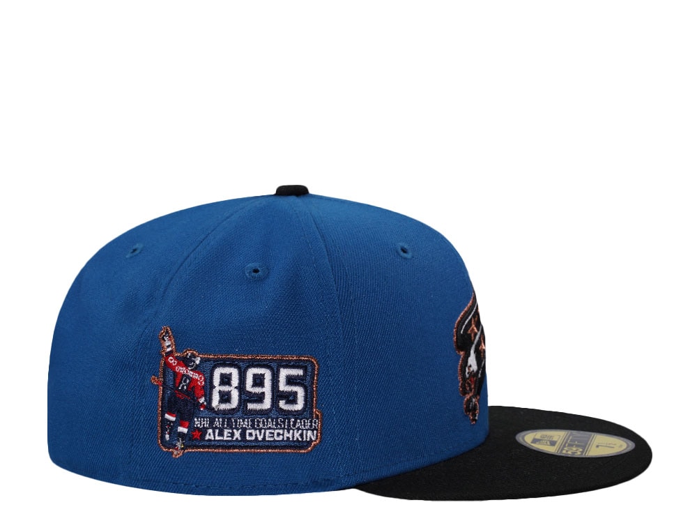 New Era Washington Capitals All Time Goals Ovechkin Blue Two Tone Edition 59Fifty Fitted Gorra