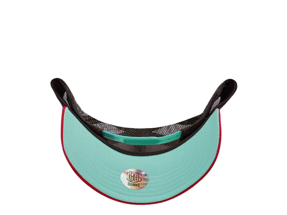Djinns HFT Hang Loose Creme Coastal Edition Trucker Snapback Gorra