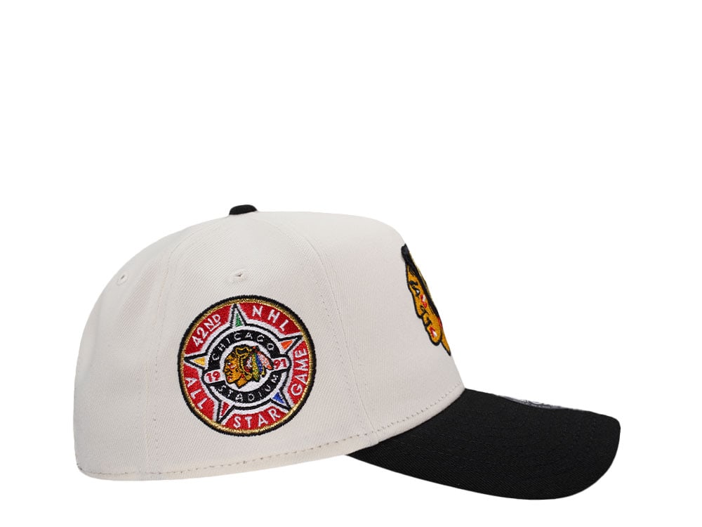 New Era Chicago Blackhawks All Star Game 1991 Chrome Two Tone Edition 9Forty A Frame Snapback Gorra