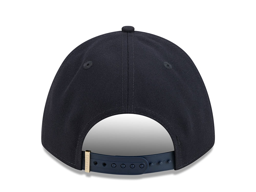 New Era New York Yankees Emblem Navy Prime 9Forty A Frame M Crown Snapback Gorra