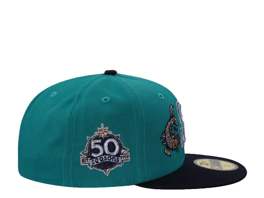 New Era Seattle Mariners 50th Anniversary Northwest Green Two Tone Edition 59Fifty Fitted Gorra