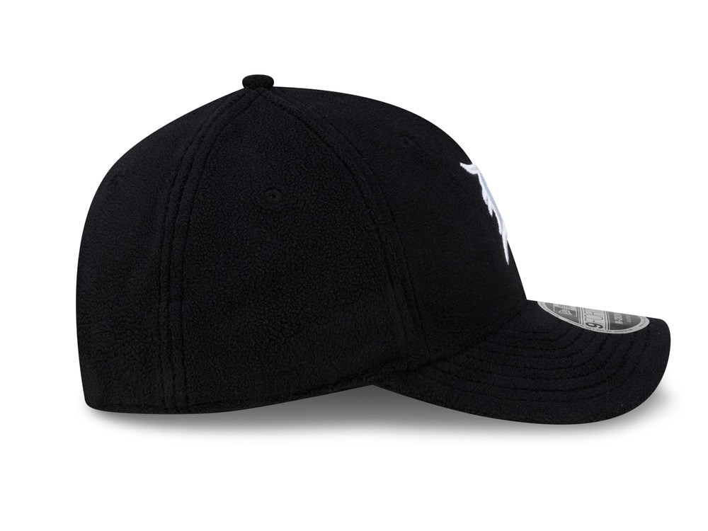 New Era Detroit Tigers Fleece Black Prime Edition 9Forty M Crown Snapback Gorra