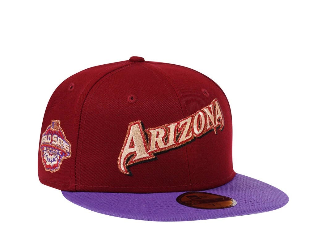 New Era Arizona Diamondbacks World Series 2001 Script Prime Edition 59Fifty Fitted Gorra