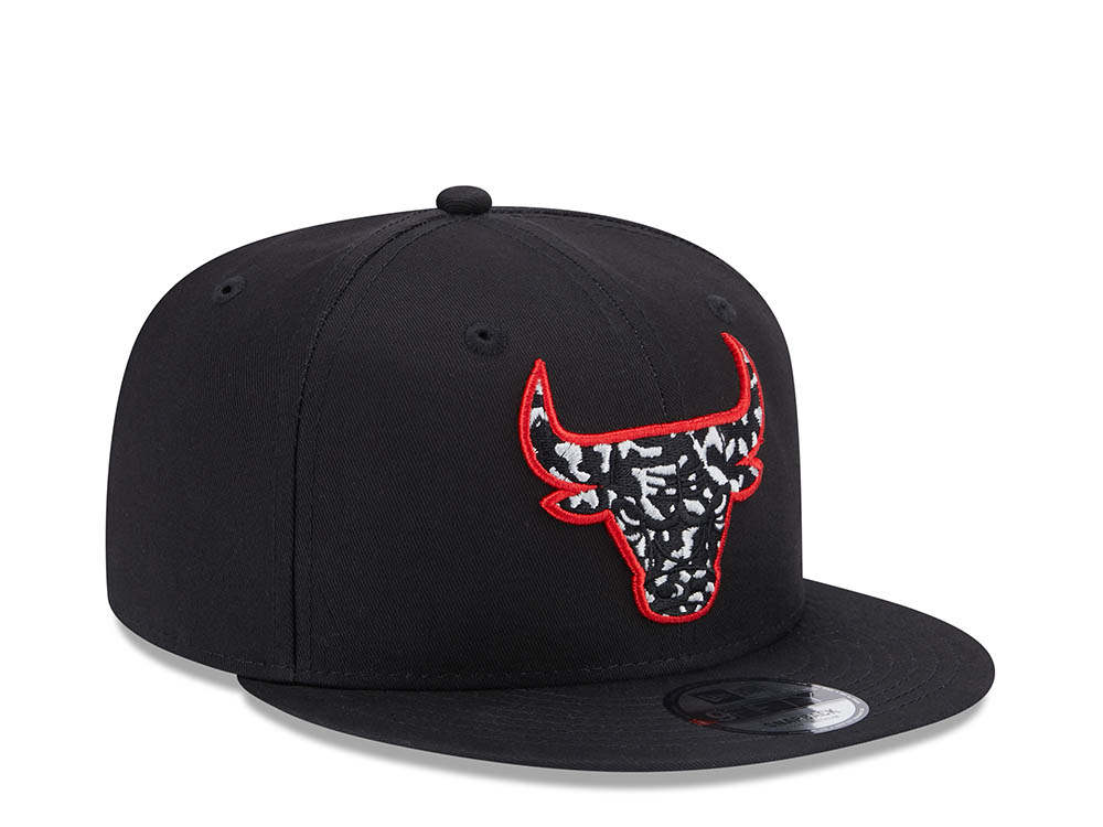 New Era Chicago Bulls Seasonal Infill Black Edition 9Fifty Snapback Gorra