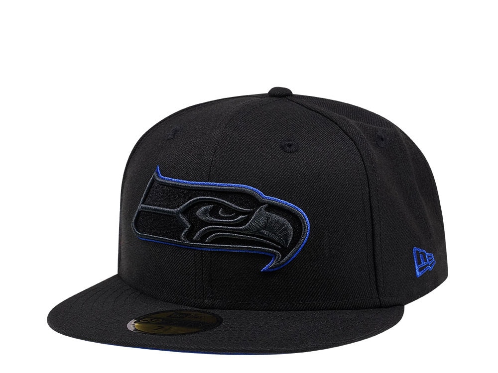 New Era Seattle Seahawks Blue Action 59Fifty Fitted Gorra