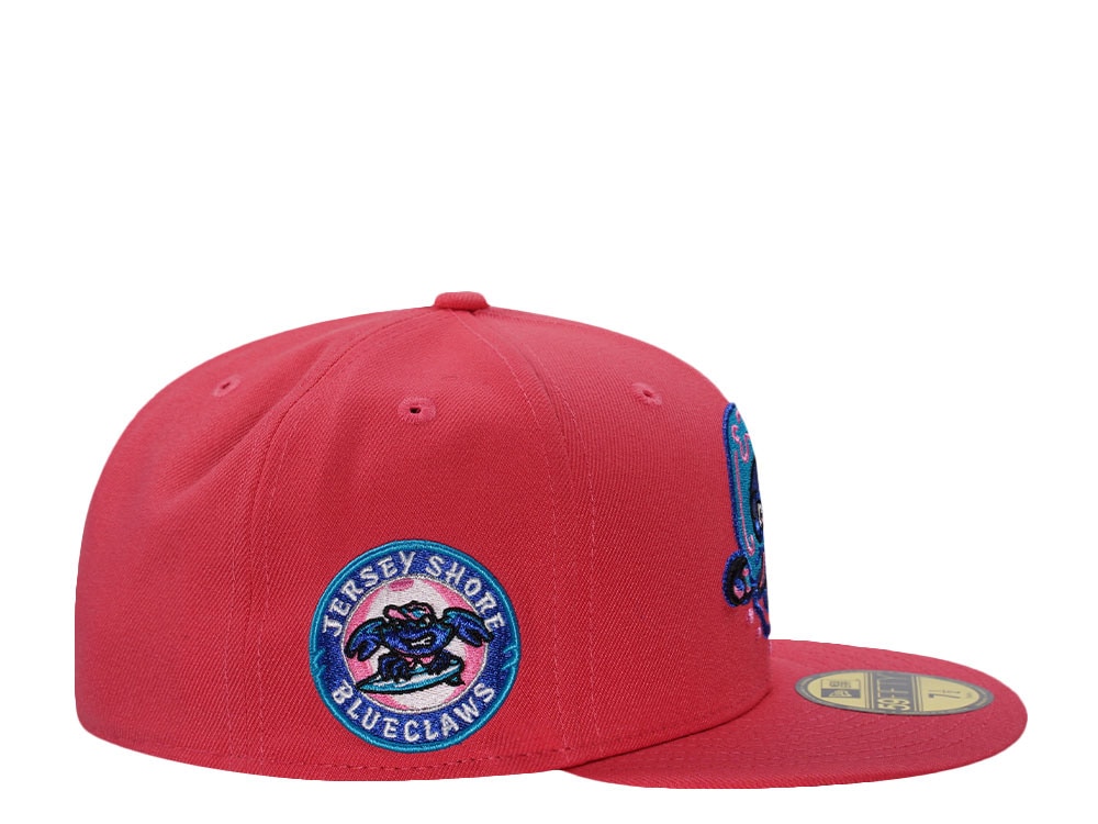 New Era Lakewood Blueclaws Copa Coral Prime Edition 59Fifty Fitted Gorra