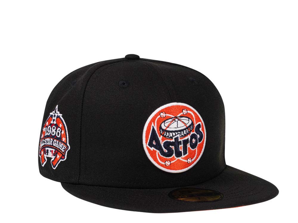 New Era Houston Astros All Star Game 1986 Black Prime Edition 59Fifty Fitted Gorra