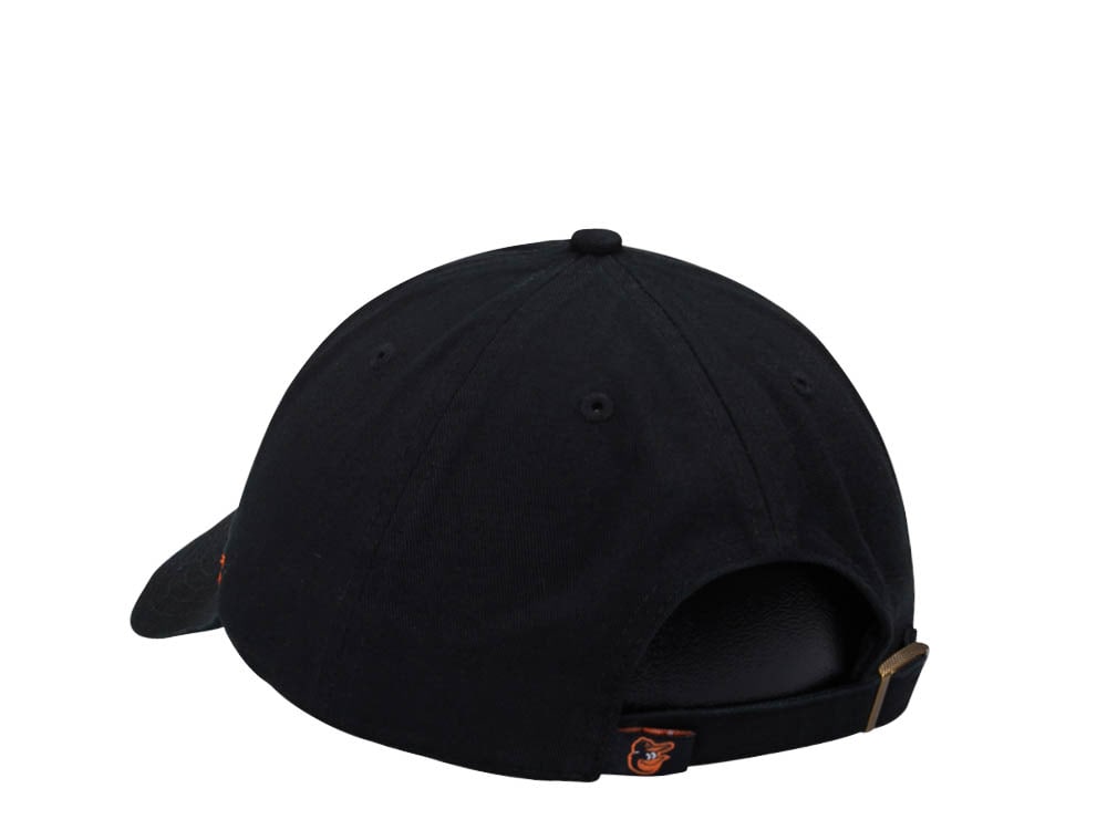 47Brand Baltimore Orioles Black Clean up Strapback Gorra