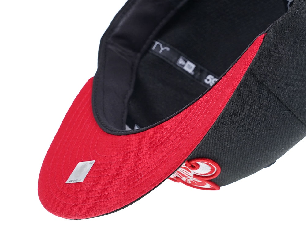 New Era New Orleans Pelicans Red and Grey Edition 59Fifty Fitted Gorra