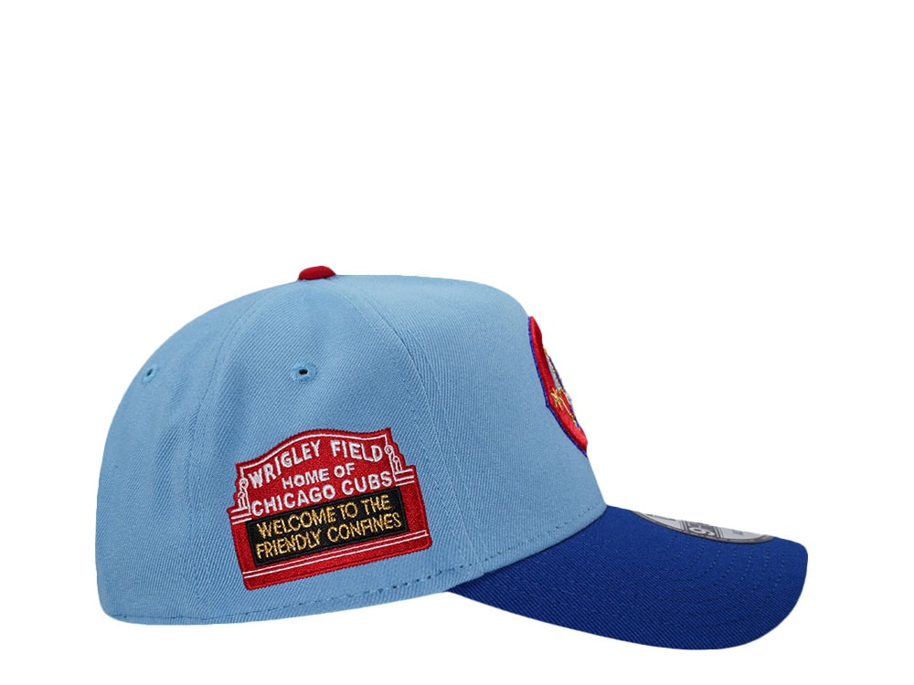 New Era Chicago Cubs Wrigley Field Blue Two Tone Edition 9Forty A Frame Snapback Gorra
