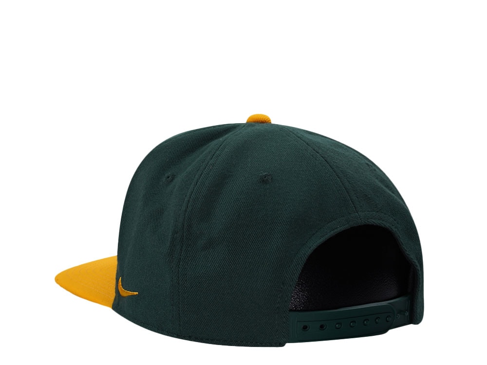 Nike Oakland Athletics Dri-Fit Pro Dark Green Two Tone Edition Snapback Gorra