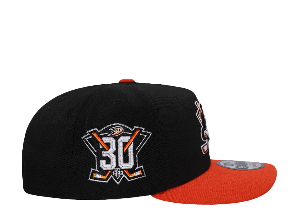 New Era Anaheim Ducks 30th Anniversary Two Tone Original Edition 9Fifty A Frame Snapback Gorra