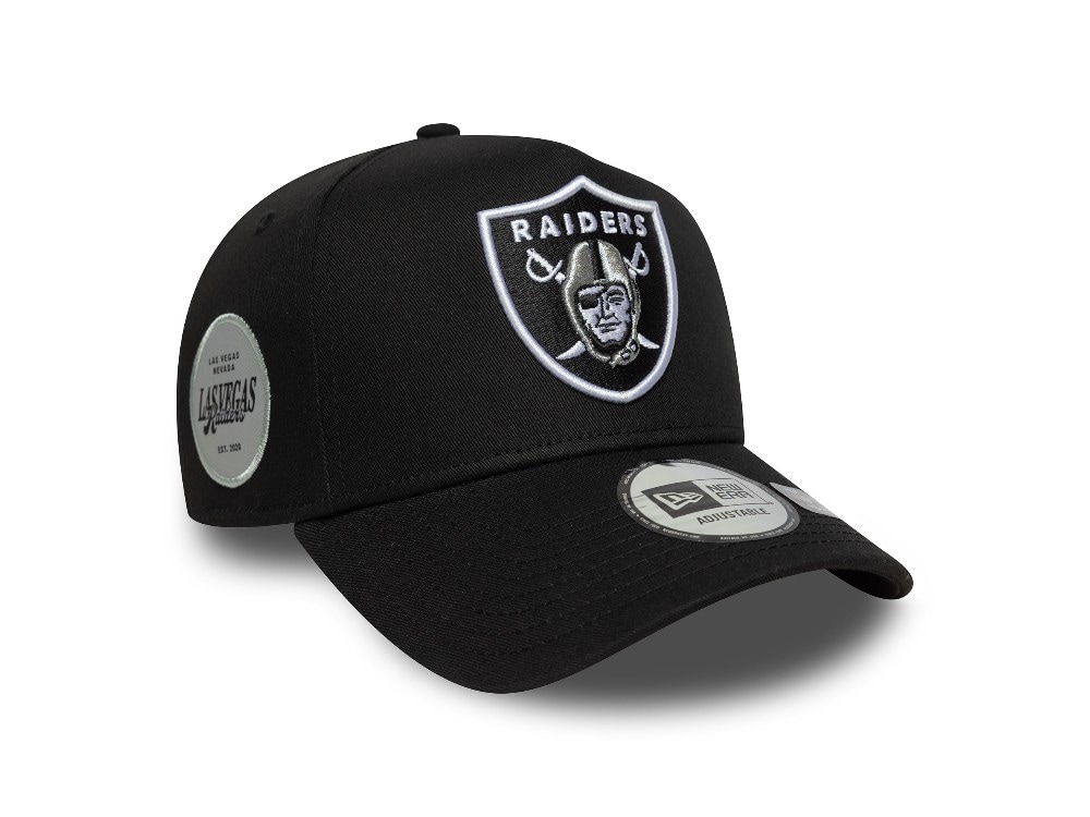 New Era Las Vegas Raiders Side Patch 9Forty A Frame Snapback Gorra