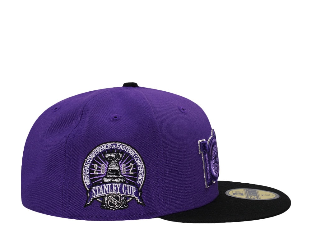New Era Detroit Red Wings Stanley Cup Final 2002 Purple Two Tone Edition 59Fifty Fitted Gorra