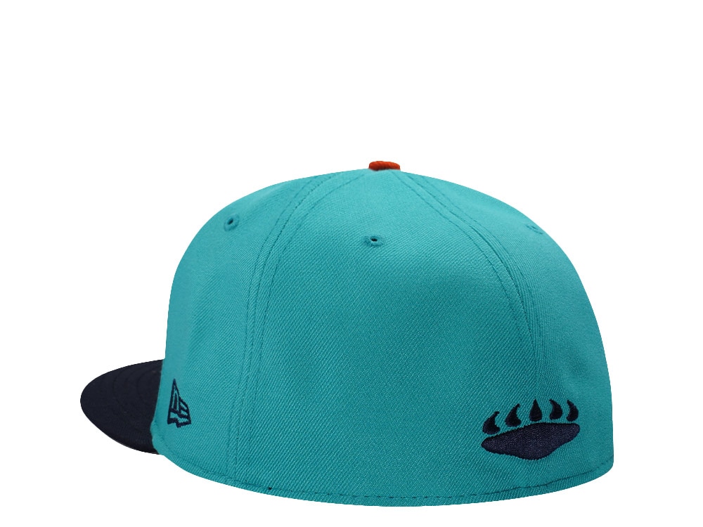 New Era Memphis Grizzlies Inaugural Season Teal Two Tone Edition 59Fifty Fitted Gorra