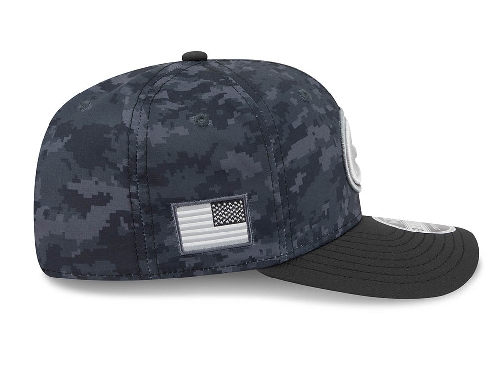 New Era Green Bay Packers NFL Salute to Service 2026 Digi Camo Black 9Seventy Stretch Snapback Gorra