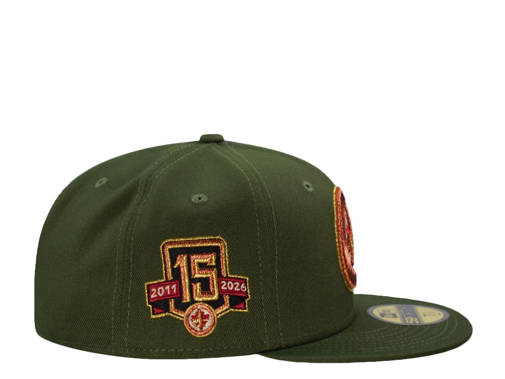 New Era Winnipeg Jets 15th Anniversary Green Realtree Edition 59Fifty Fitted Gorra