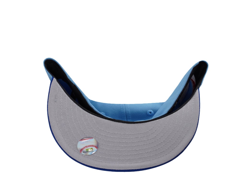 New Era Puerto Rico World Baseball Classic Sky Blue Two Tone Edition 59Fifty Fitted Gorra