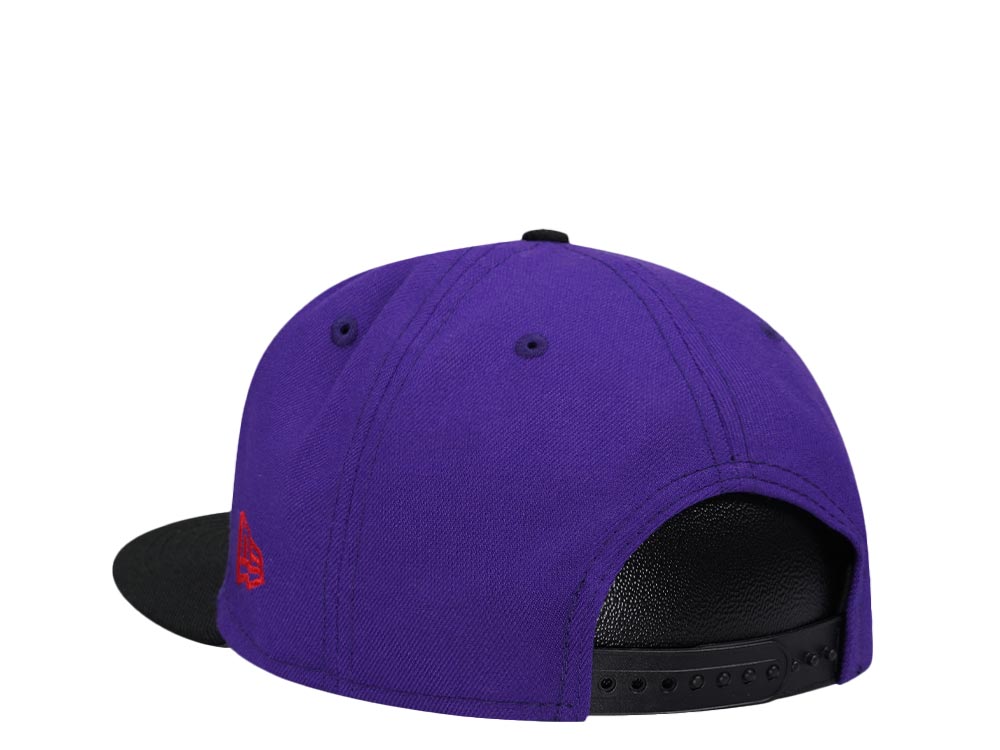 New Era Toronto Raptors Purple Two Tone Classic Edition 9Fifty Snapback Gorra